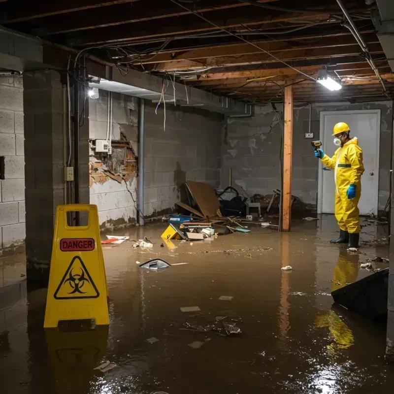 Flooded Basement Electrical Hazard in Mineral County, WV Property